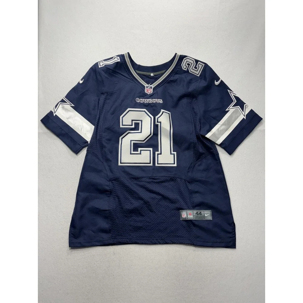 Dallas Cowboys Jersey Mens 44 Blue NFL Football Nike Joseph Randle 21 On Field